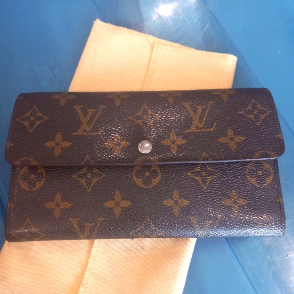 Louis Vuitton Brown Monogram Canvas Long Wallet